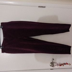 Lauren Conrad Burgundy Skinny Pants